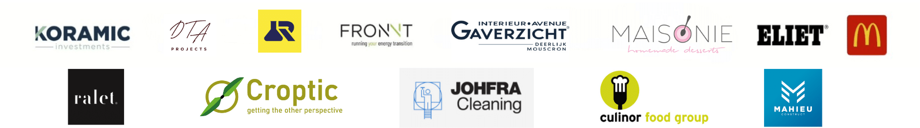 Enkele van onze klanten